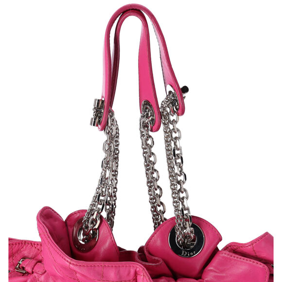 Christian Dior Le Trente Shoulder Bag Pink Quilted Leather - Picture 6 of 12